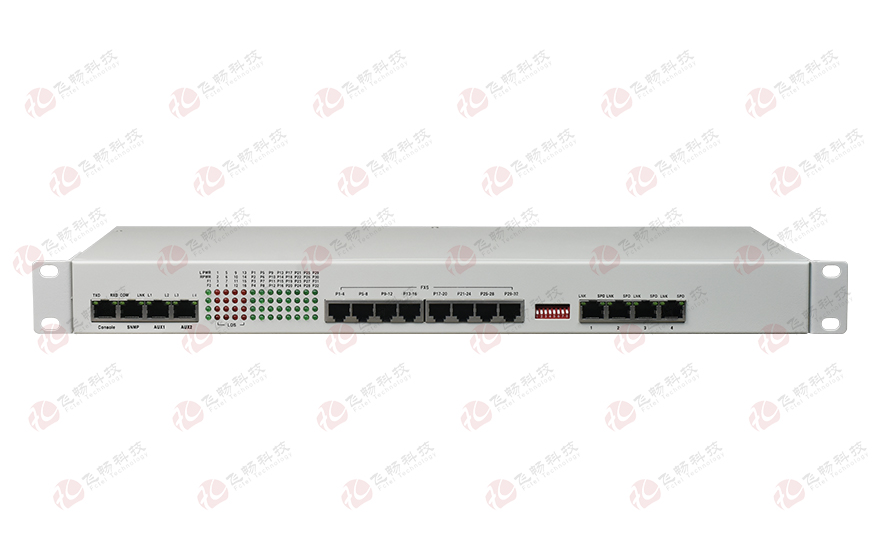 飛暢科技-32路電話+16路E1+4路百兆以太網(wǎng) 電話光端機