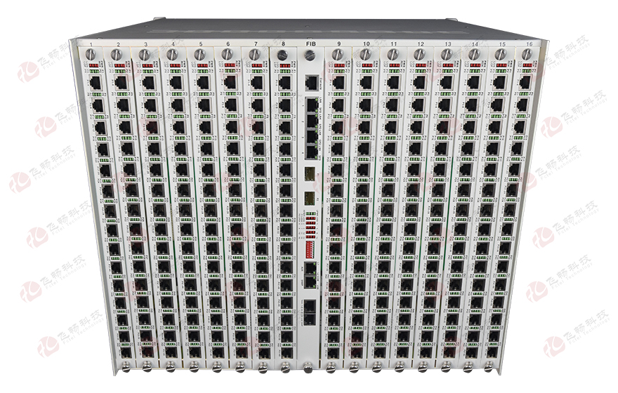 飛暢科技-960路電話光端機(jī)（8U 19英寸，SFP 1+1光備份）