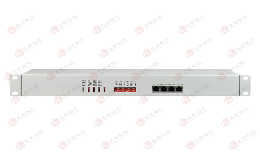 飛暢科技-8E1-4ETH邏輯隔離轉換器