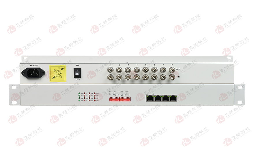 飛暢科技-8E1-4ETH邏輯隔離轉換器